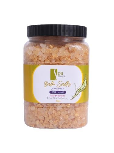 Gold Flavoured Bath Salt for Soft Skin Spa System - 3kg