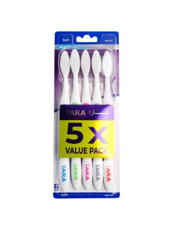 Ice Soft Toothbrush from Tara – 5 Pieces | Assorted Colors