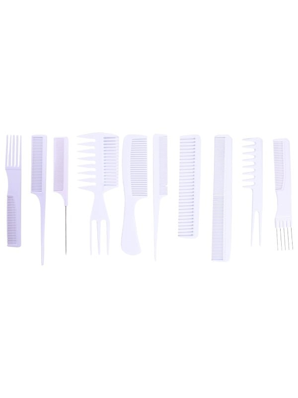 Salon System Professional Comb Set – 10 Pieces
