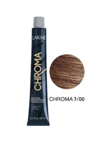 Lakme Chroma Hair Dye No. 7/00 Medium Blonde Ammonia Free - 60 ml