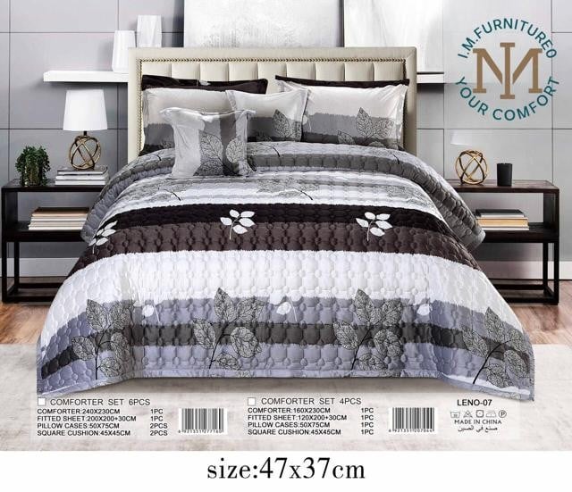 مضغوط مخمل مشجر  لينو نفرين 6 قطعة