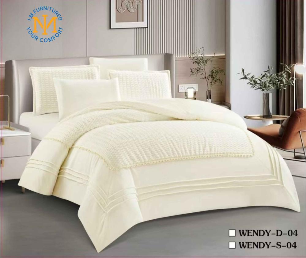 مفرش ويندي الفرو الشتوي الفاخر -WENDY 04 - ابيض سكري