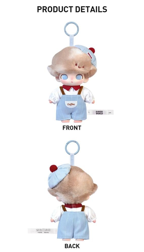 DIMOO Crush on Coffee Series- Vinyl Plush Blister Pack - Kaisu