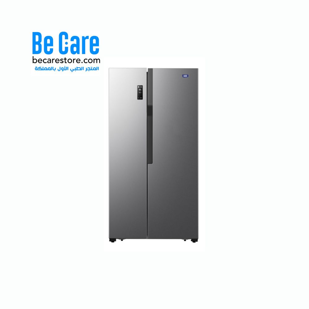 ثلاجة دولابي هاس HRKS128SDIN انفرتر – كفاءة وأناقة في كل تفصيل