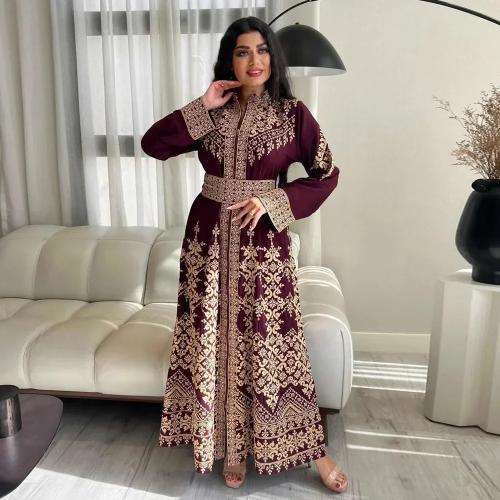عباية إسلامية عصرية بسحاب أمامي