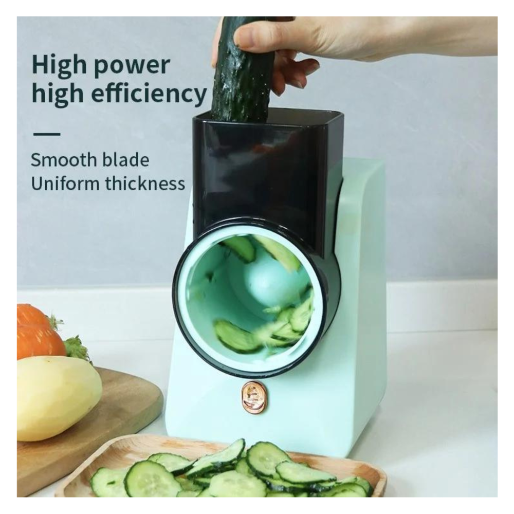 قطاعة خضار الكترونية بقوة 50W تأتي ب3 شفرات مختلفة م/WNK-668