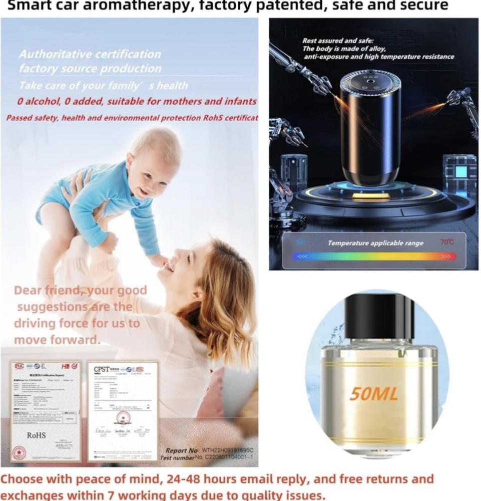 معطر سيارة إلكتروني عالم ترند Trendworld