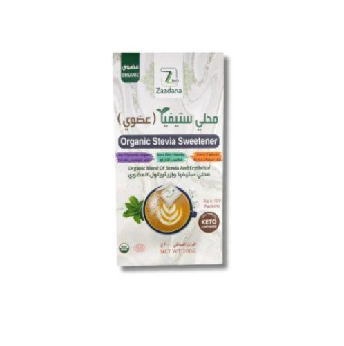 محلي ستيفيا و ايرثاتول عضوي 100ظرف