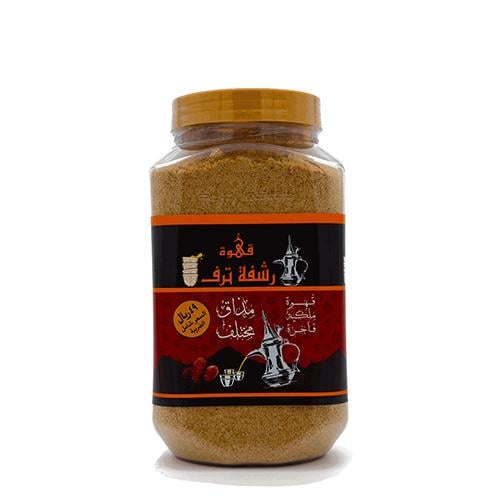 قهوة رشفة ترف العربية مخلوطة بالبن وزعفران وخلطة ت...