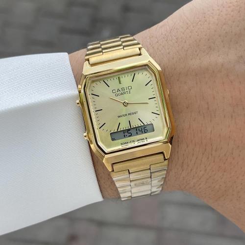 ساعة كاسيو casio vintage ذهبي