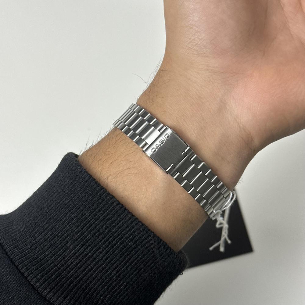 ساعة كاسيو  casio LTP فضي رصاصي