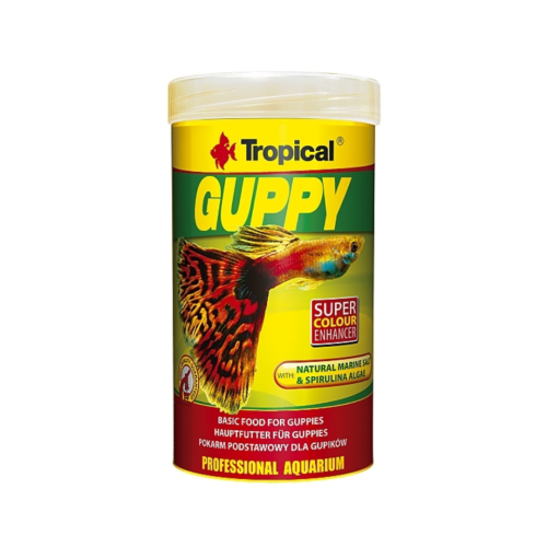 Tropical Guppy Flakes – فليكس غذائي شامل لأسماك ال...
