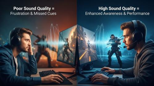 اهمية جودة الصوت في اداء لعبك