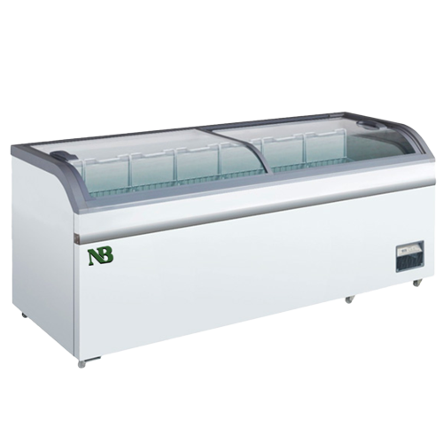 فريزر BANCOOL مقوس سحاب افقي زجاج 2 متر 700 لتر SD...