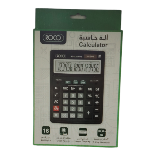 الة حاسبة مكتبي 16 خانة ر2239 روكو
