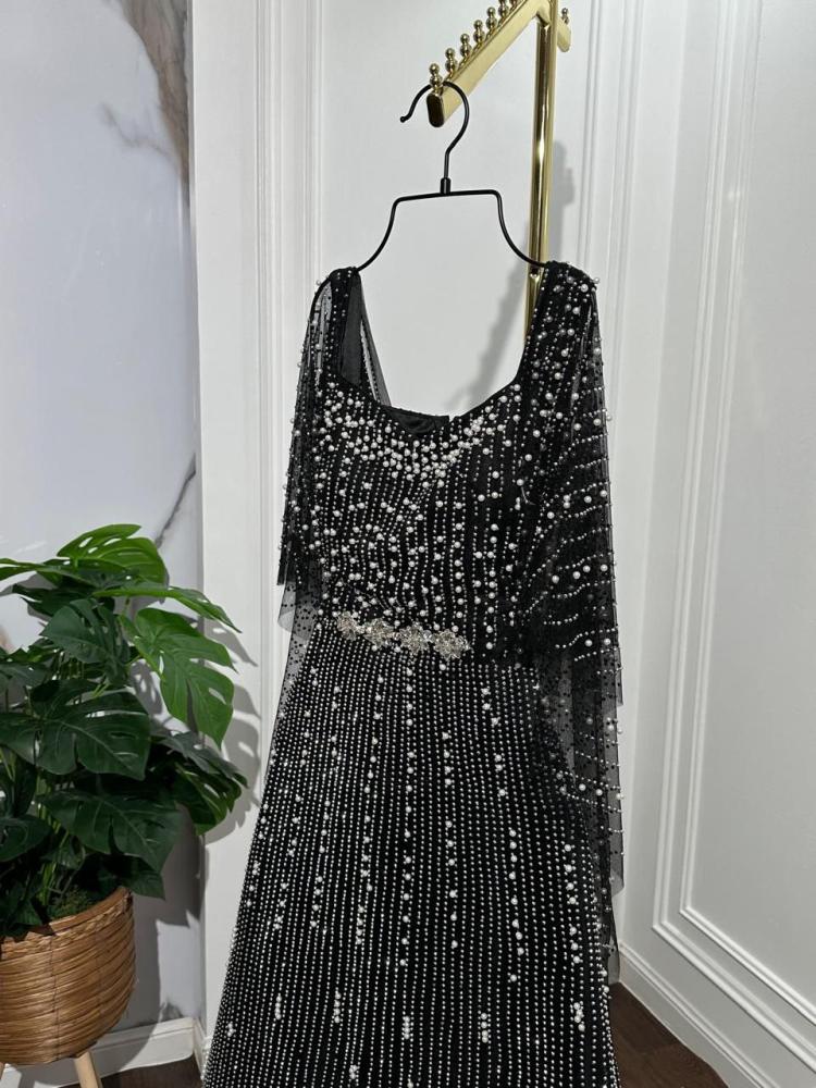 فساتين سهره     كريب استرتش.. فصوص كبس