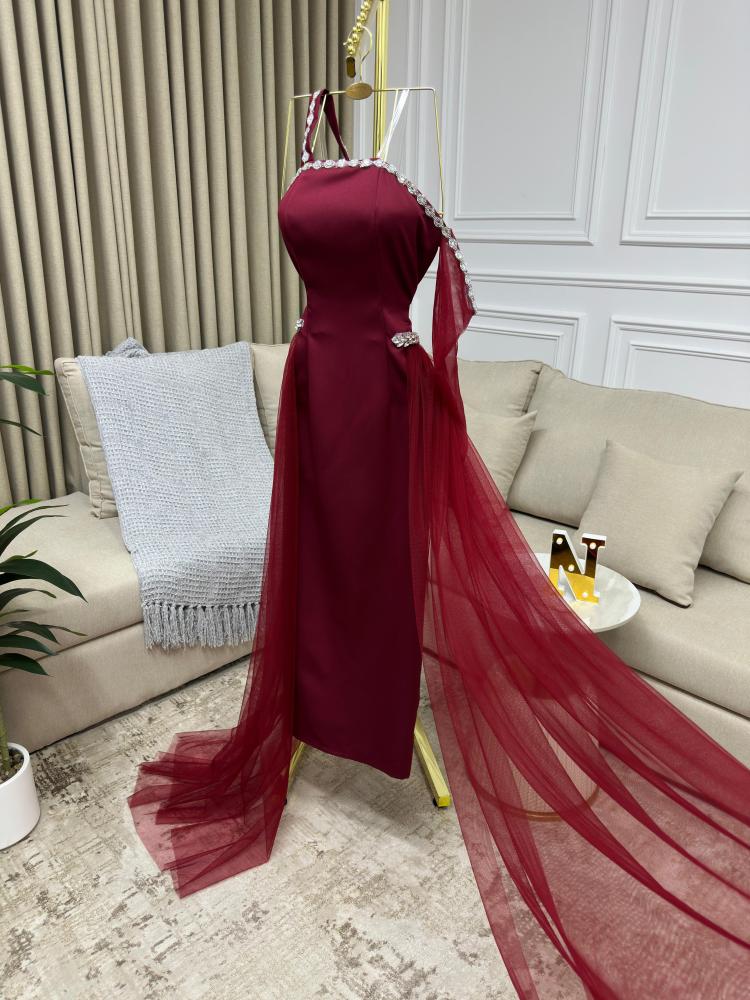فستان سهره تفته استرتش + جزار مكسر راقي