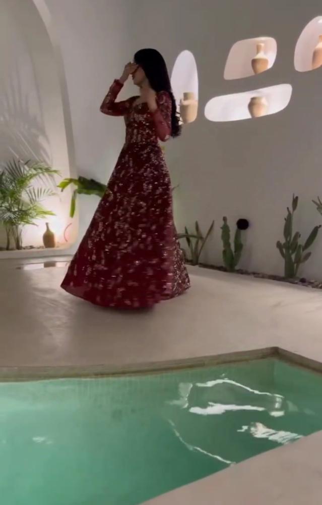 فستان سهره شك كامل سهرة