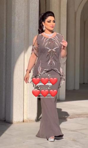 فستان سهره تل ملمع