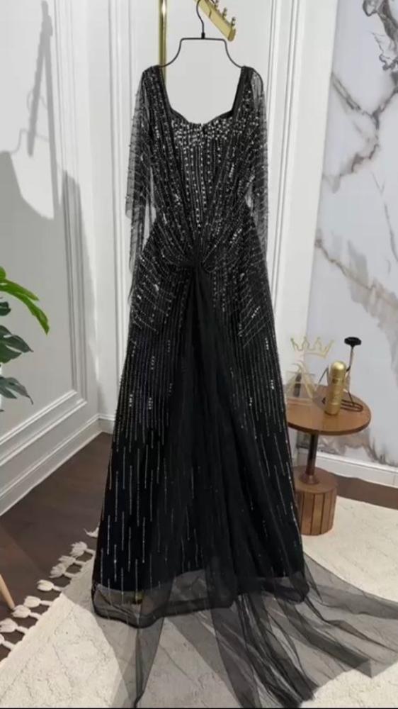 فساتين سهره     كريب استرتش.. فصوص كبس