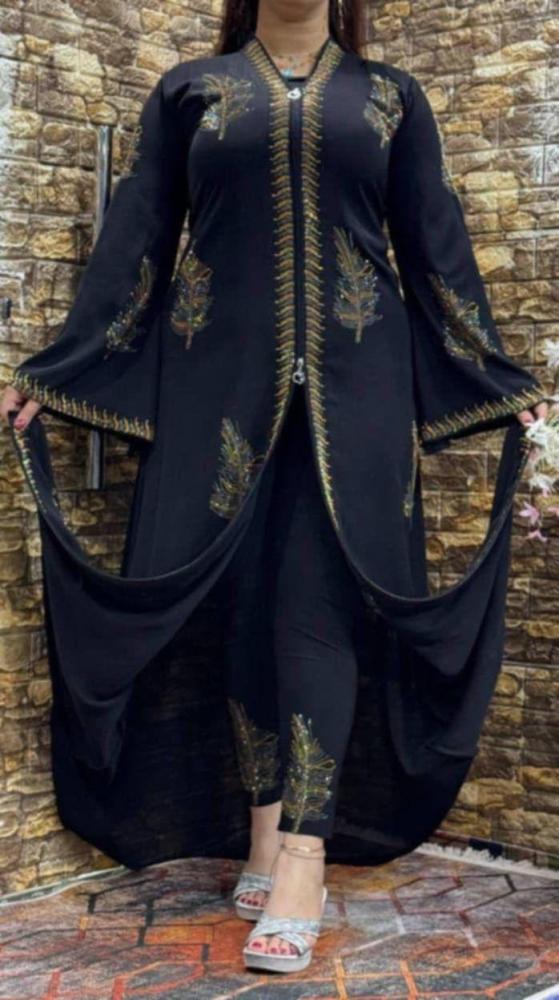 جلابيه اسود ايطالي ♦️