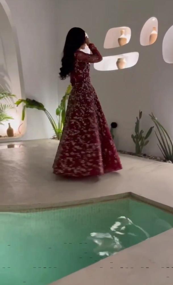 فستان سهره شك كامل سهرة