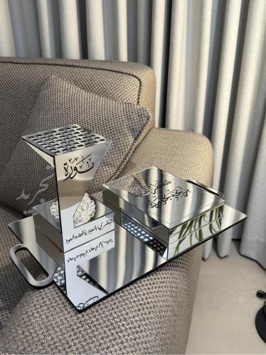 تصميم طقم مبخرة فضي حسب طلب العميل