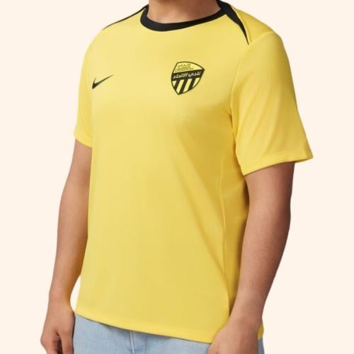 تيشيرت تمارين الاتحاد اصفر الجديد