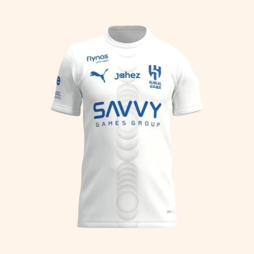 تيشيرت نادي الهلال الابيض الاحتياطي 2026 اللون الا...