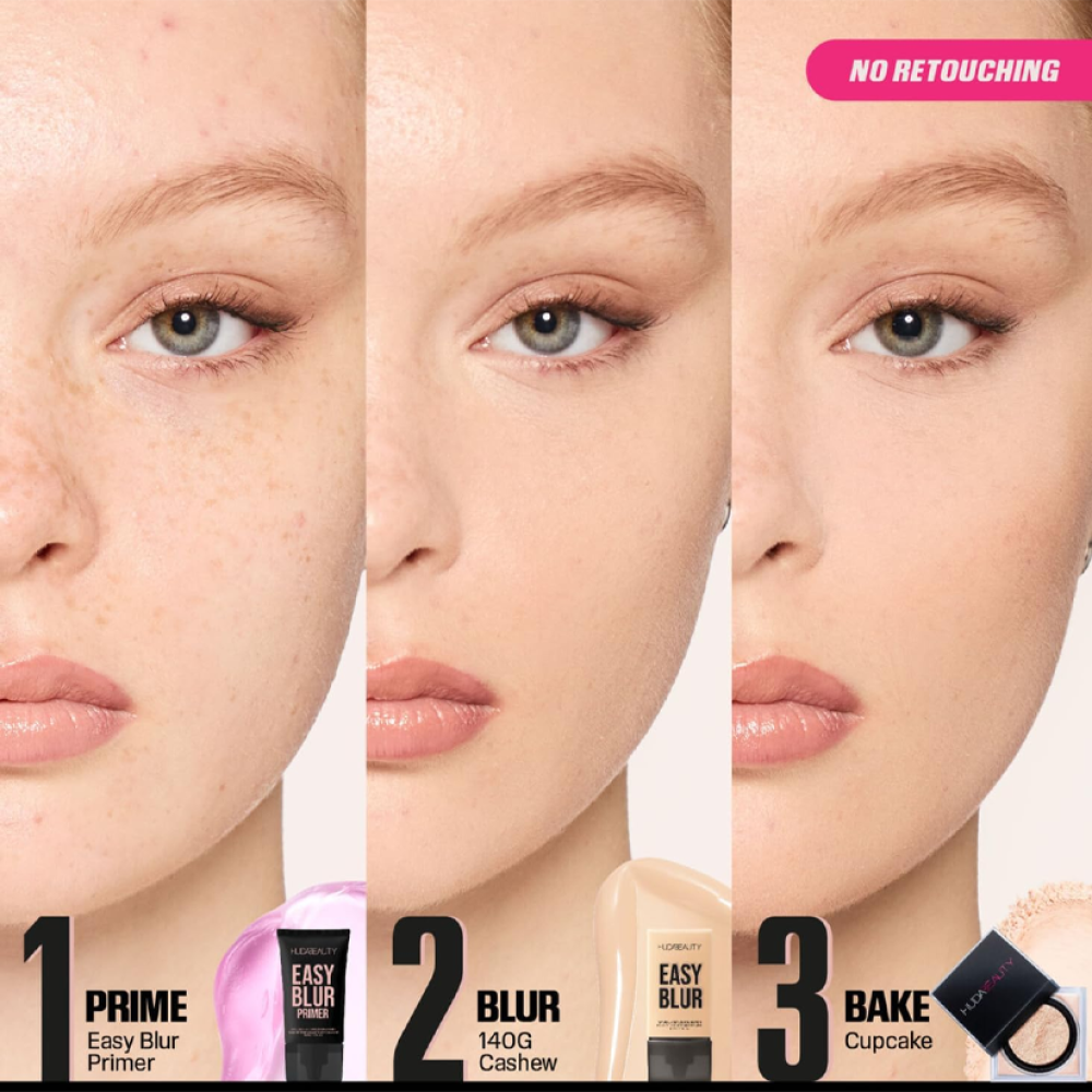 Huda Beauty Easy Blur Foundation Cashew 140G - 30ml | Cosmetics Store