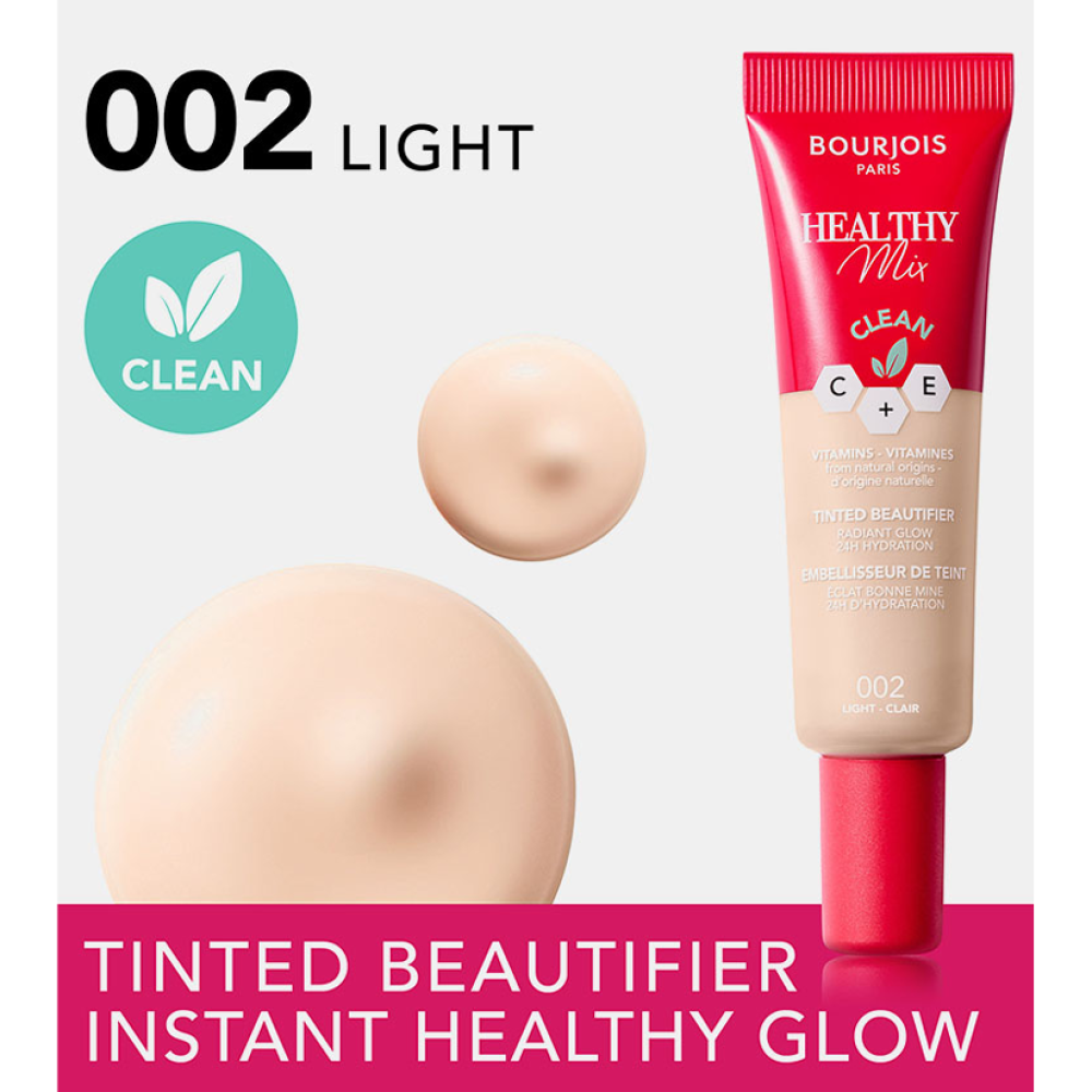 Bourjois Healthy Mix Tinted Beautifier – Shade 002 Light – 30 ml