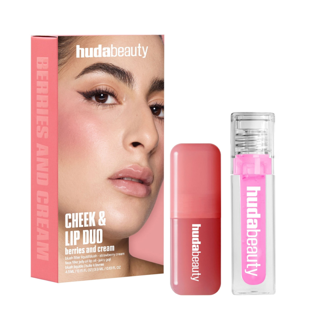 Huda Beauty Dual Cheek & Lip Set - 4.5 ml - Cosmetics Store - Your