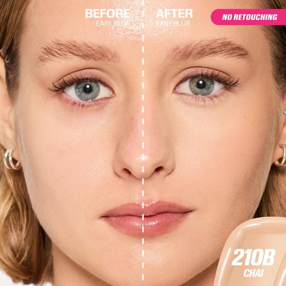 Easy Blur Foundation Shade Chai 210B from Huda Beauty 30ml - Cosmetics  Store - Your best choice in makeup ,skincare and Perfume