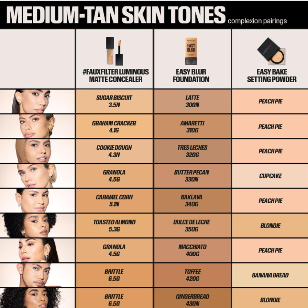 Huda Beauty Easy Blur Foundation Cashew 140G - 30ml | Cosmetics Store