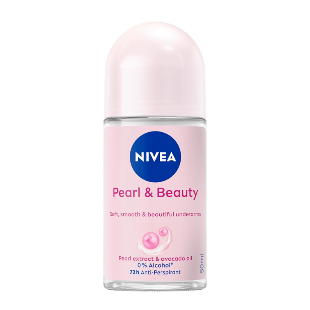 Nivea Pearl Beauty Roll-On Deodorant – 50ml The best cosmetics