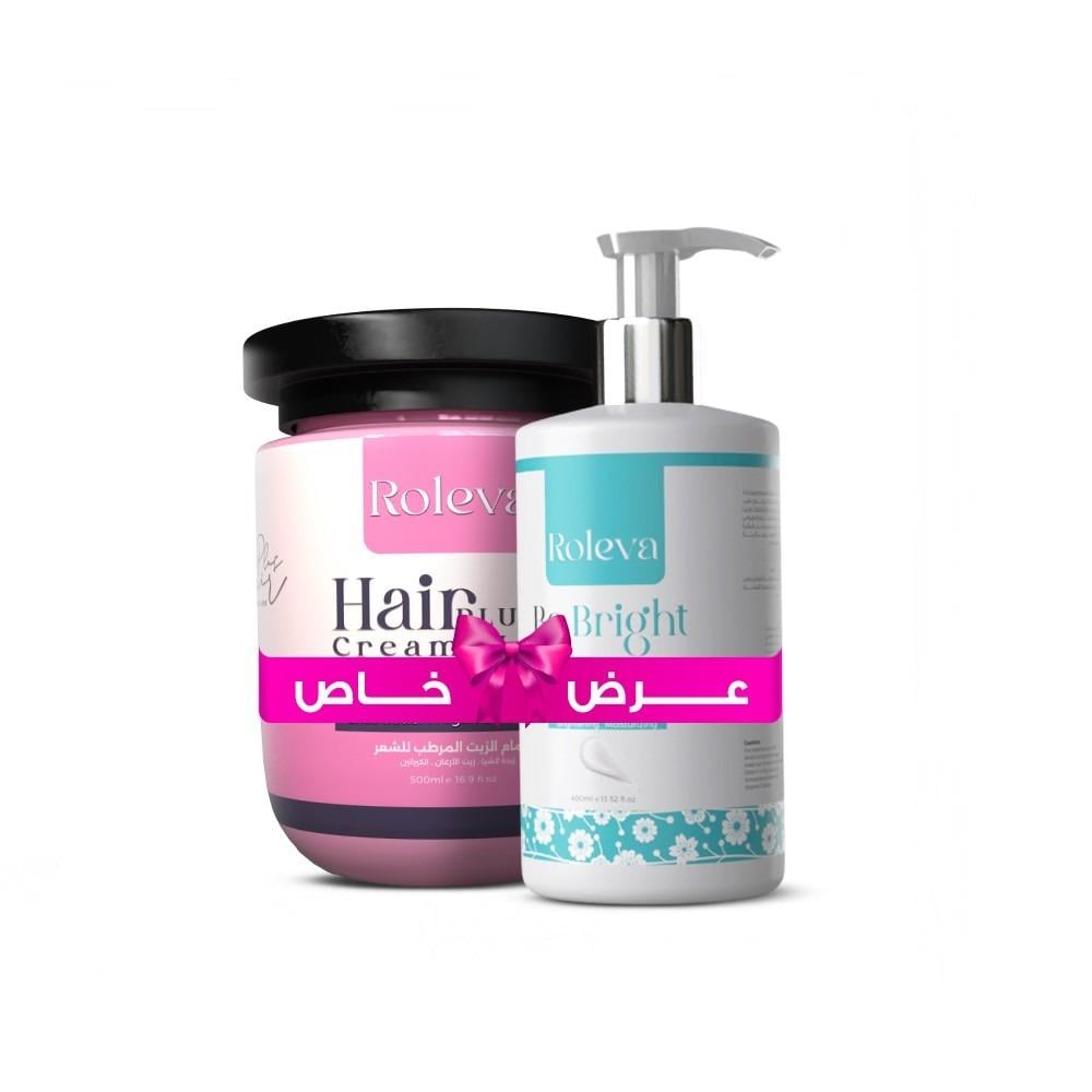 باقة لوشن ترطيب الجسم و ماسك ترطيب الشعر