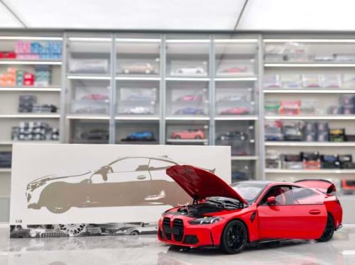 MINICHAMPS  MINICHAMPS 1/18 BMW M4 Red 110020140