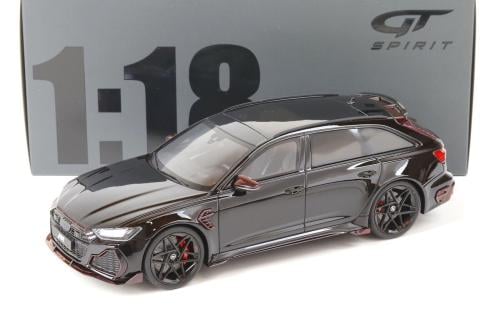 AUDI A6 RS6 ABT Avant C8 2021  Brand: Gt-spirit Scale: 1/18 Color: Black  Limited edition: 1 OF 1400 UNITS Item Code : GT868