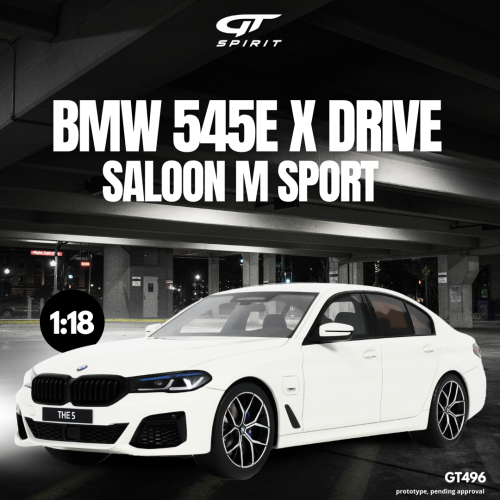 1:18 GT Spirit GT496 BMW 5 Series G30 545E xDrive Sedan M-Sport Alpine White 2023