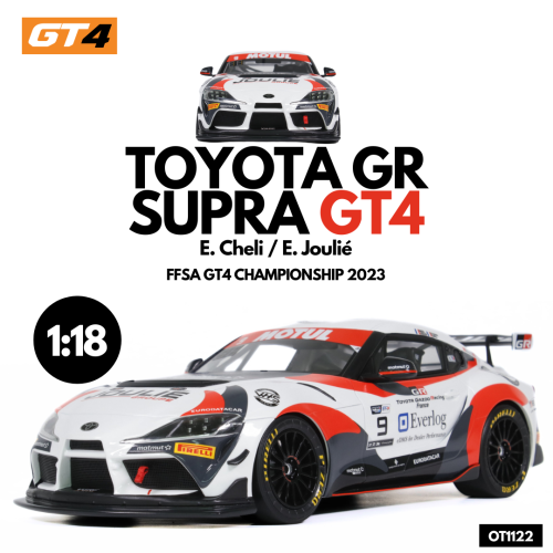 1:18 OTTO mobile OT1122 Toyota Supra GT4 FFSA GT4 Championship 2023