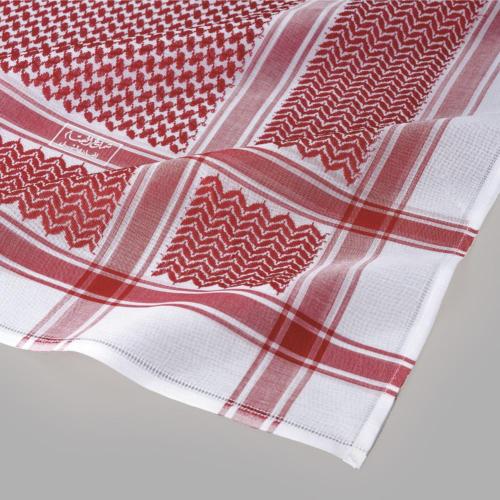 شماغ البسام بيسك ( لون احمر غامق )
