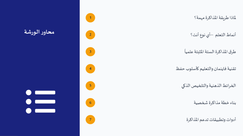 برنامج التهيئة الإرشادية للاختبارات - متوسط