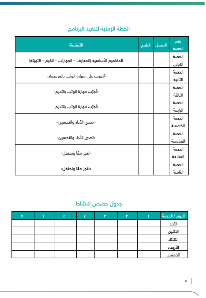 ‏‏مهارات الرياضات الفردية | صفوف عليا