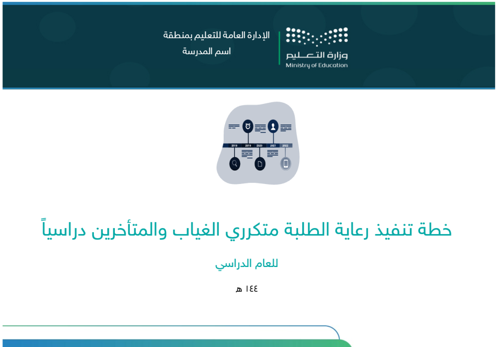 خطة رعاية متكرري الغياب والتأخر الدراسي