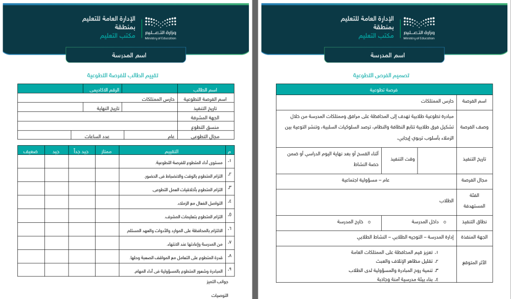 برنامج علاجي لمشكلة إتلاف الممتلكات