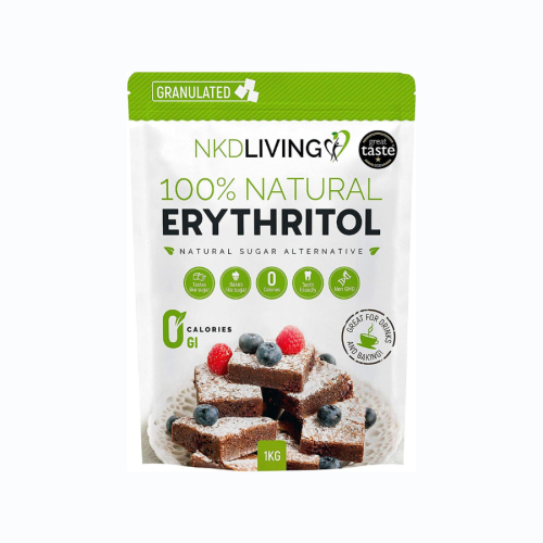 NKD Living 100% Natural Erythritol Granulated 1kg