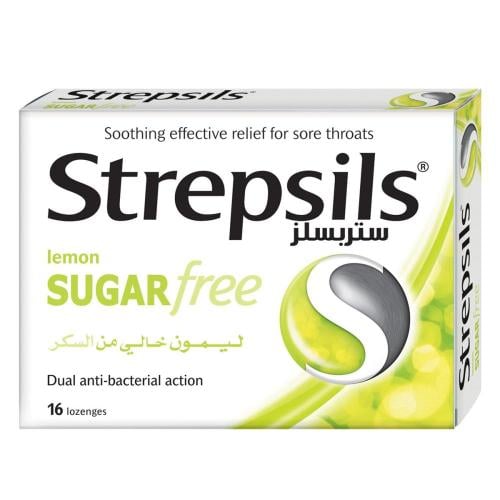 Strepsils Lemon - ستريبسلز معينات الليمون بالليمون...