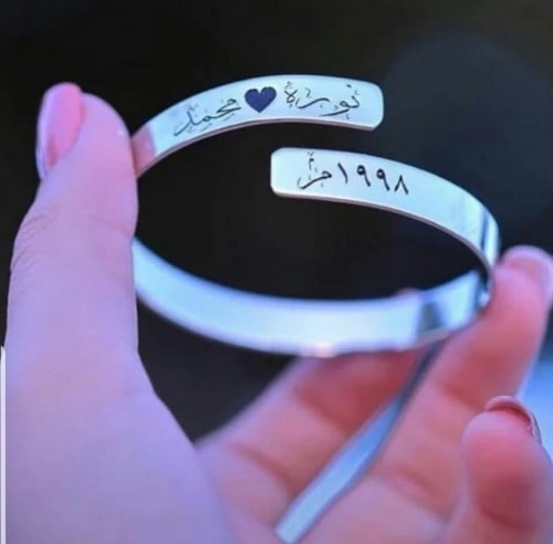 اسواره حفر ليزر اسورًنسائية اساور رجالية