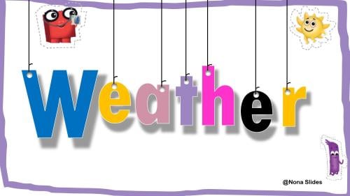 Unit 8 Weather Top Goal 1