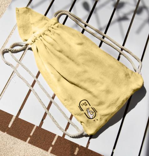 Yellow Towel Bag